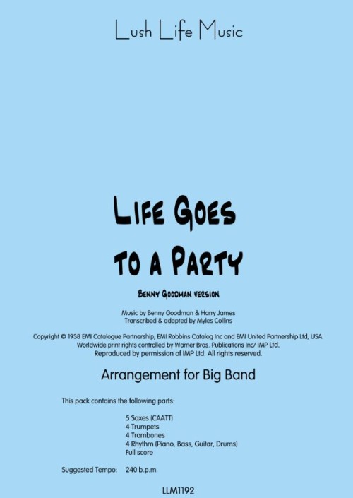 LIFE GOES TO A PARTY (Goodman)